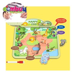 KB065896-KB065898 KB065903-KB065905 - Educational custom multi language learning musical toys wooden puzzle writing board